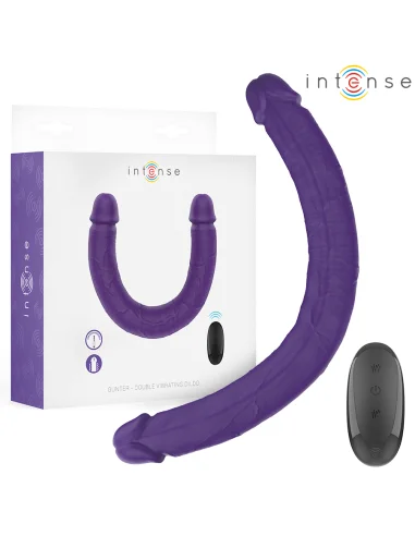 Intense Gunter elastyczne podwójne dildo na pilota 38 x 3,6 cm